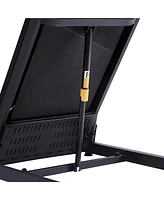 Slickblue "2.5 Hp Hydraulic Folding Treadmill: Removable Design with 3-Speed Incline, 12 Preset Programs, 3 Countdown Modes