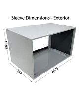 Impecca Sleeve for 24” Through-the-wall Air Conditioners, 4 sides with Insulation (No Front & Back Panel)