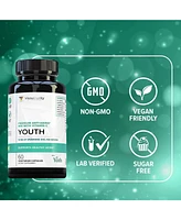 Vitauthority Youth Premium Anti-Aging Mix Capsules, Anti Aging Supplement for Women and Men s Longevity, Brain, Heart, Cell & Skin Support, Vitauthori