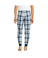 Lands' End Men's Flannel Jogger Pajama Pants