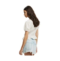 Cotton On Women's Denim Mini Skirt