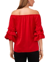 Vince Camuto Women's Off-The-Shoulder Bubble-Sleeve Top