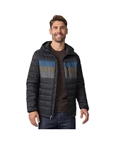 Free Country Men's Tri-Color Hooded Puffer Jacket