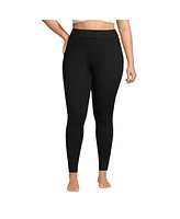 Lands' End Plus Baselayer Cozy Thermaskin Pants