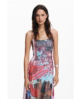 Desigual Women's Printed midi dress M. Christian Lacroix