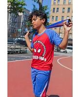 Marvel Toddler Boys Spider-Man T-Shirt Tank Top and Shorts 3 Piece Outfit Set to