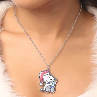 Peanuts Snoopy Christmas Necklace and Woodstock Earring Jewelry Set