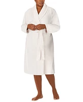 Ellen Tracy Plus Shawl-Collar Chenille Robe