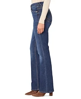 Democracy Petite High-Rise Rhinestone Bootcut Jeans