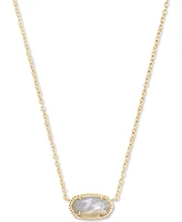 Kendra Scott 2-Pc. Set Mother of Pearl & Pave Large Small Mini Elisa Pendant Necklaces