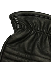 Calvin Klein Men's Quilted Leather Gloves