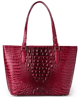 Brahmin Asher Grapefruit Ombre Melbourne Leather Tote