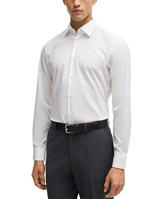 Boss by Hugo Men's Easy-Iron Regular-Fit Dress Shirt