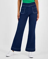 Nautica Jeans Women's High-Rise Pull-On Flare