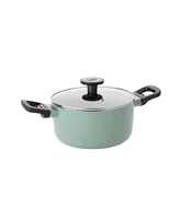 BergHOFF Sage Nonstick Aluminum 7Pc Cookware Set with Glass Lid