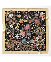 Elizabetta Flora - Hand Rolled Silk Foulard for Women