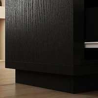 Homsee Extendable Tv Stand Entertainment Center Wood Media Console
