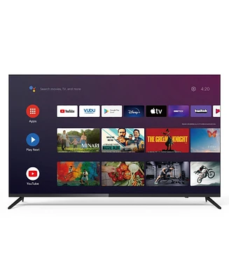 Impecca 55-Inch 4K Smart Tv, Remote w/ Google Assistant Voice Recognition, Google Play, Netflix, Chromecast Built-in