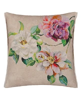 Designers Guild Jardin Botanique Grande Birch Linen Decorative Pillow