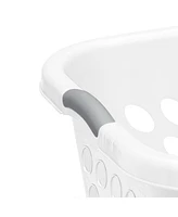 Sterilite Ultra 14 gal Square Plastic Laundry Basket w/Gripped Handles, (6 Pack)