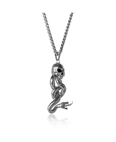 Harry Potter The Dark Arts Skull Snake Stainless Steel (316L) Pendant