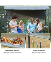 Slickblue Grill Gazebo Bbq Canopy for Outdoor Cooking and Shade