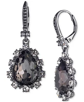 Marchesa Pave & Color Crystal Pear-Shape Drop Earrings