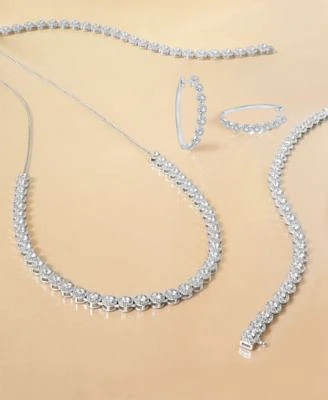 Wrapped In Love Diamond Hoop Earrings Necklace Bracelet Collection In 14k White Gold Exclusively At Macys