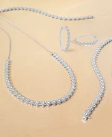 Wrapped In Love Diamond Hoop Earrings Necklace Bracelet Collection In 14k White Gold Exclusively At Macys
