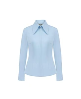 Nocturne Women's Fitted Button-Up Shirt