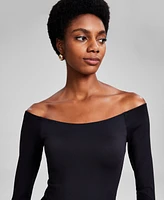 And Now This Women's Double-Layered Off-The-Shoulder Bodysuit, Created for Macy's