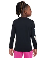 Nike Big Kids Sportswear Printed Long-Sleeve T-Shirt