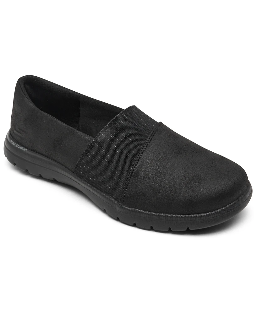 Skechers Women's On The Go Flex - Reverie Slip-On Casual Sneakers Wide Width from Finish Line