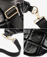 I.n.c. International Concepts Metallic Quilted Belt Bag