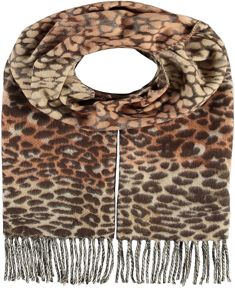 Fraas Animal Cash Mink Scarf