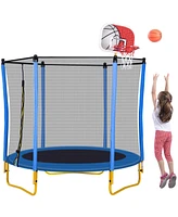 Slickblue Trampoline for Kids: Safe and Fun Outdoor Play for Children
