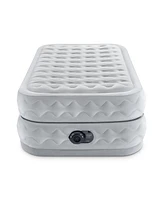 Intex 64487ED Supreme Air Flow Fiber Tech Air Mattress with Built in Pump, Twin