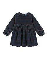 Andy & Evan Baby Girls Red Plaid Stretch Cord Ruffle Dress Bloomer Set