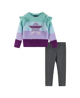 Andy & Evan Infant Girls Sweater and Legging Set