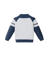 Andy & Evan Big Boys Toddler/Child Navy Grey Shawl Cardigan Pant Set