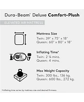 Intex Dura Beam Comfort Plus Airbed Mattress w/ Built-In Pump, Twin Size, 4 Pack