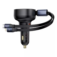 Baseus Car Charger 60W Dual Port Cigarette Lighter Car Charger