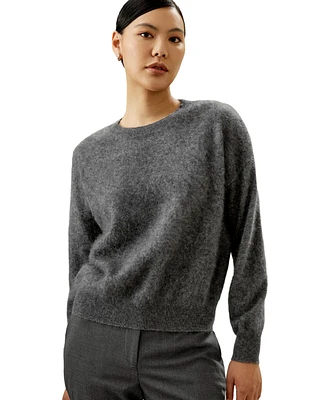 Lilysilk Women's Classic Round Neck Cashmere Sweater