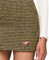 Tommy Jeans Women's Plaid Mini Skirt