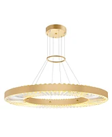 Cwi Lighting 4" Metal Bjoux Led Chandelier