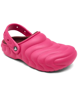 Crocs Women's Classic Lined Overpuff Clogs from Finish Line