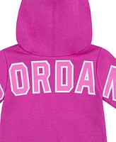 Jordan Baby Girls Fleece Pullover Hoodie and Pants, 2-Piece Set