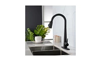 Slickblue Kitchen Faucet with Pull-Down Sprayer Versatile and Modern for Easy Cleaning