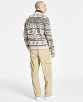 Sun Stone Mens Cardigan Turtleneck Cargo Pants Exclusively At Macys