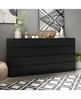 Homsee White Chest of Drawers for Home Storage with 12-Drawer